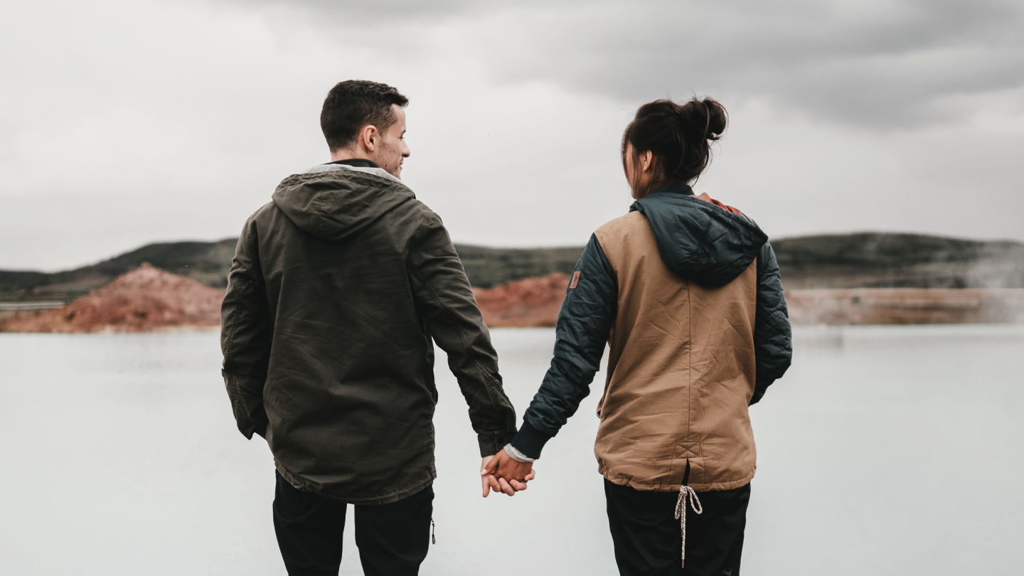 Husband And Wife Holding Hands