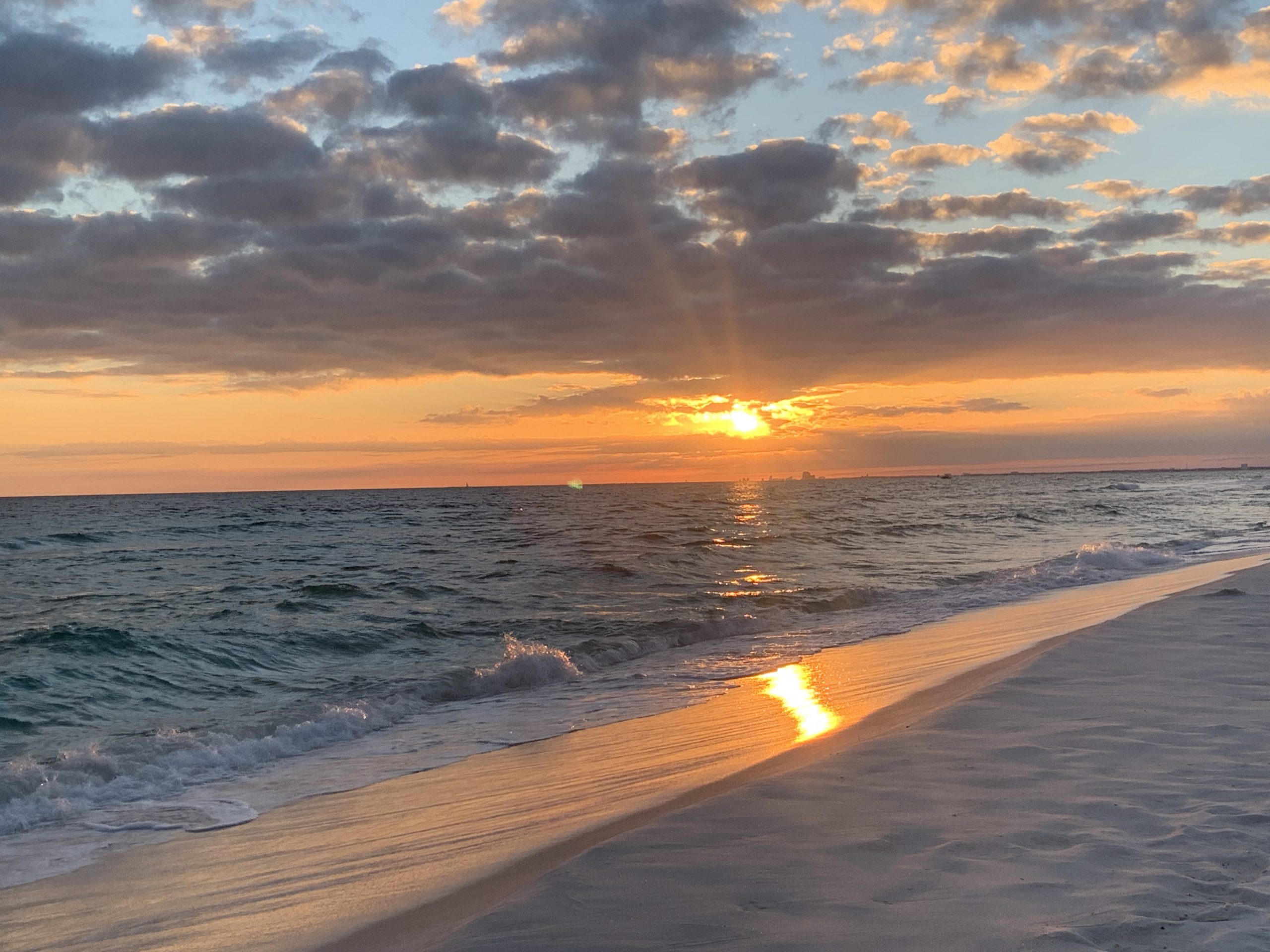 Sunset On A Beach