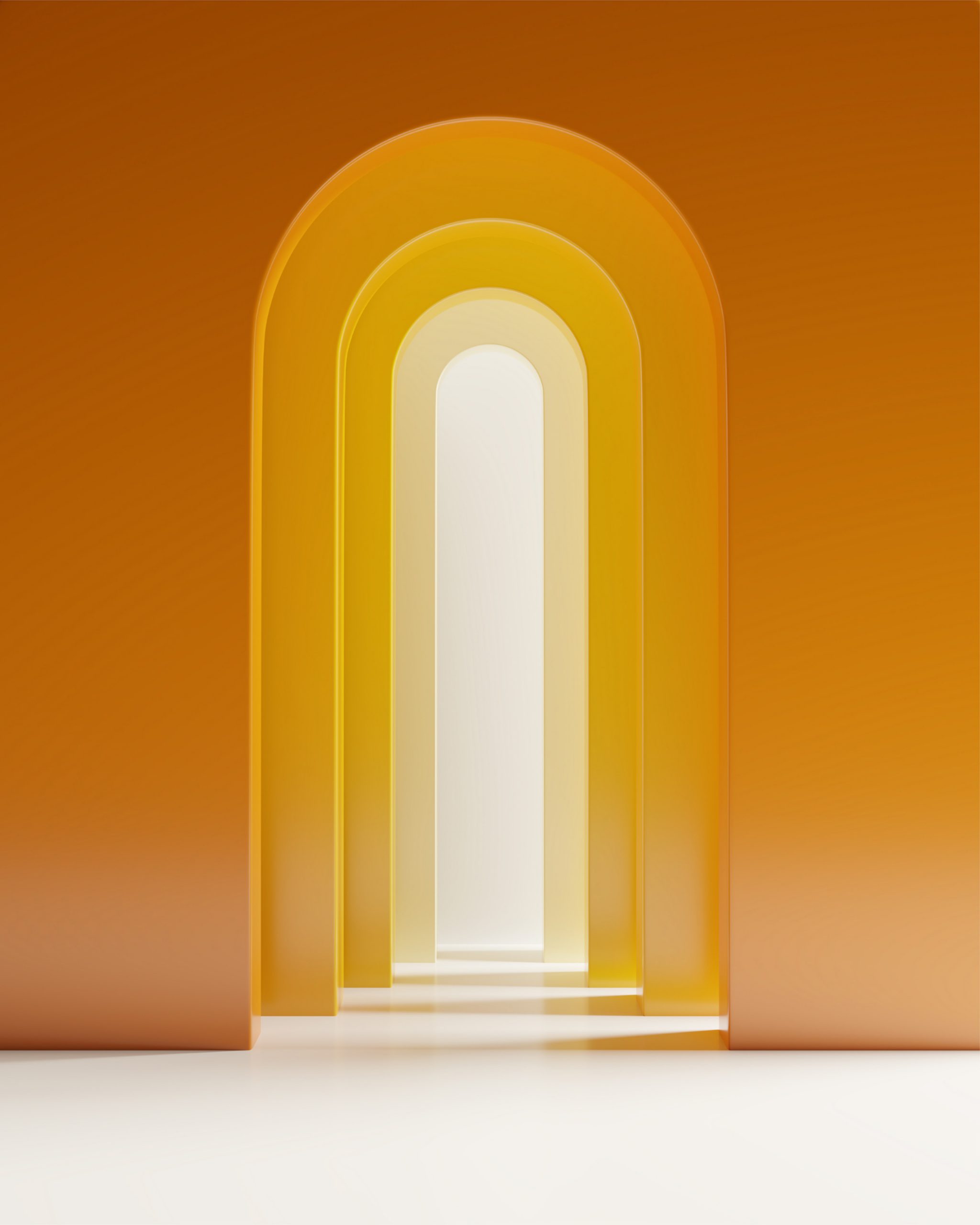 Orange And Yellow Arches
