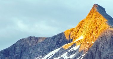 Brown And White Mountaintop